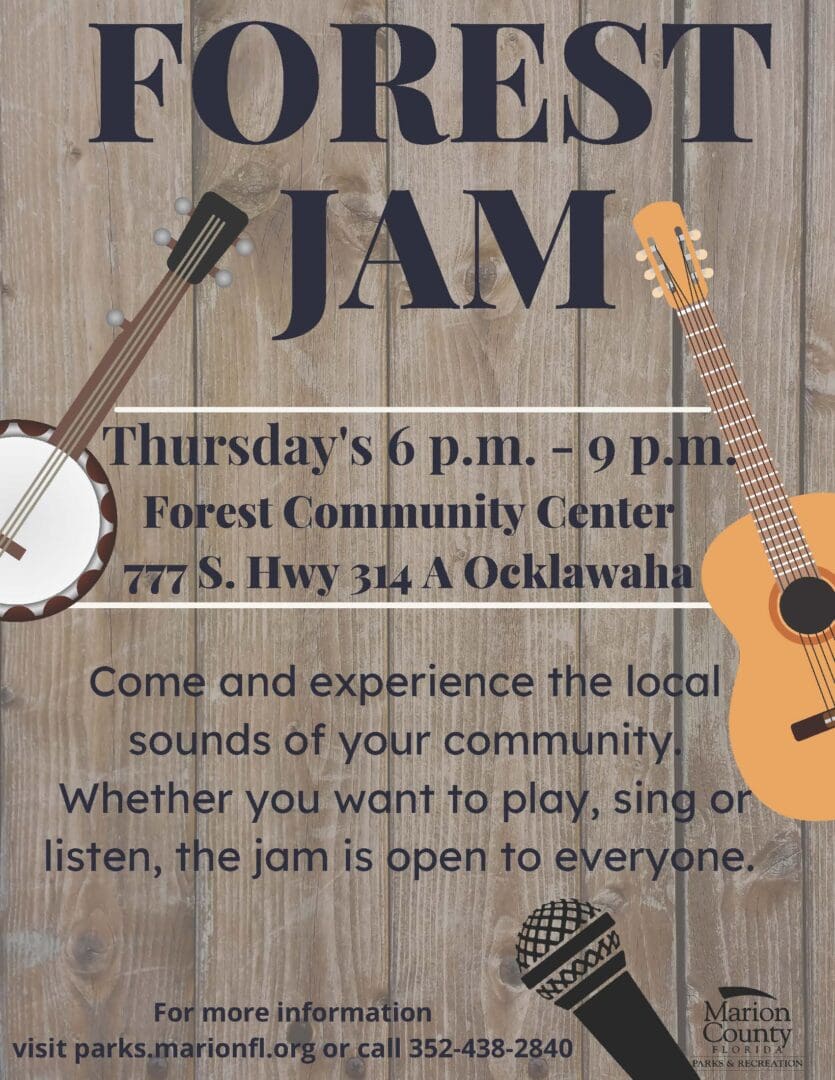 Forest Jam at Forest Community Center Ocklawaha