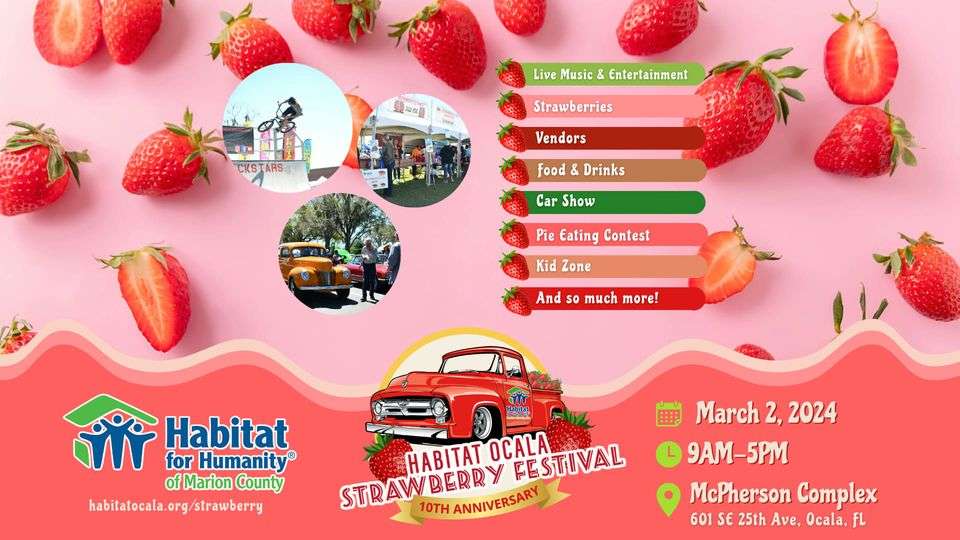 habitat strawberry festival