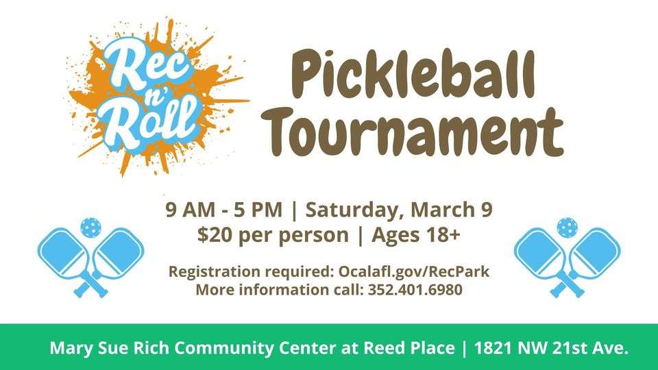 rec n' roll pickleball tournament