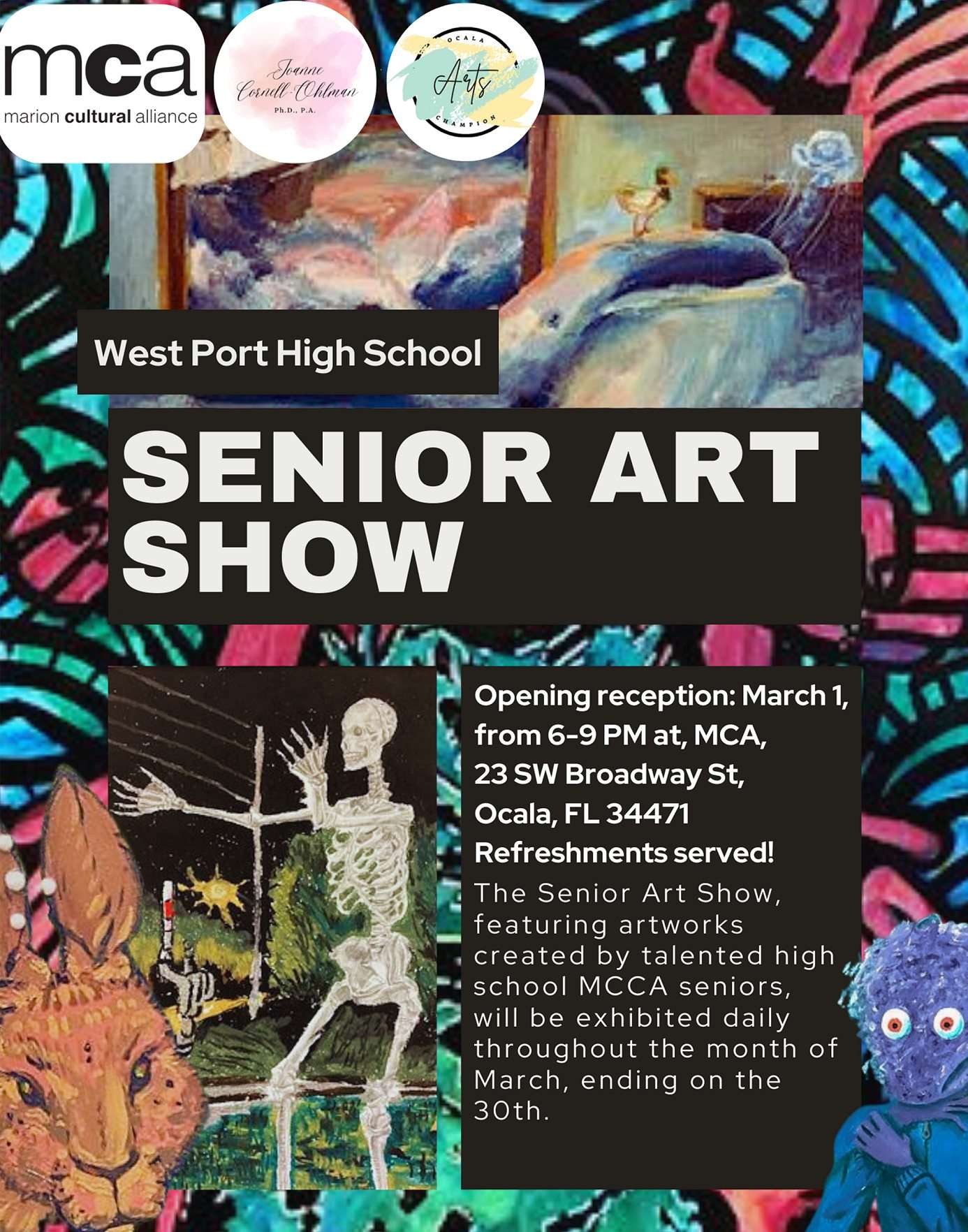 west port senior art show