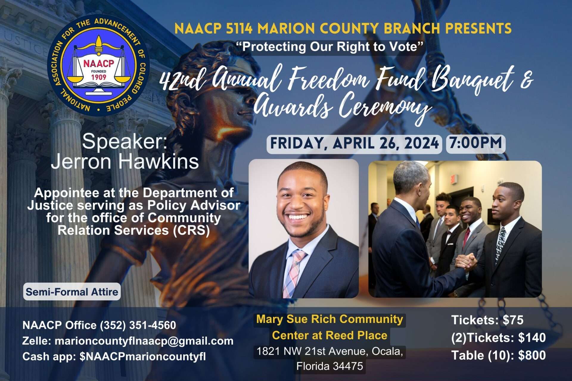 42nd annual freedom fund banquet and awards ceremony