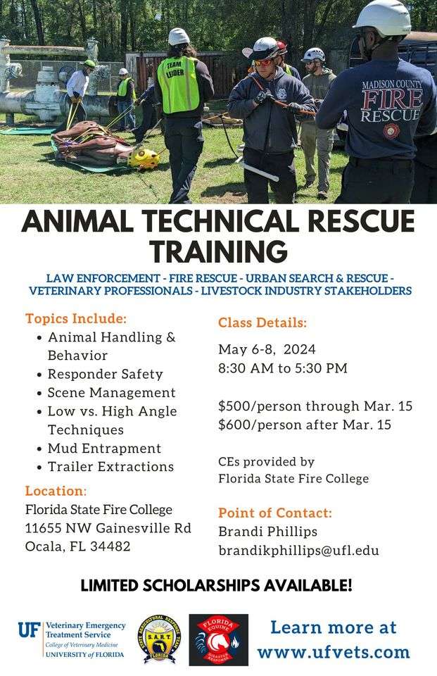 animal technical rescue operations training