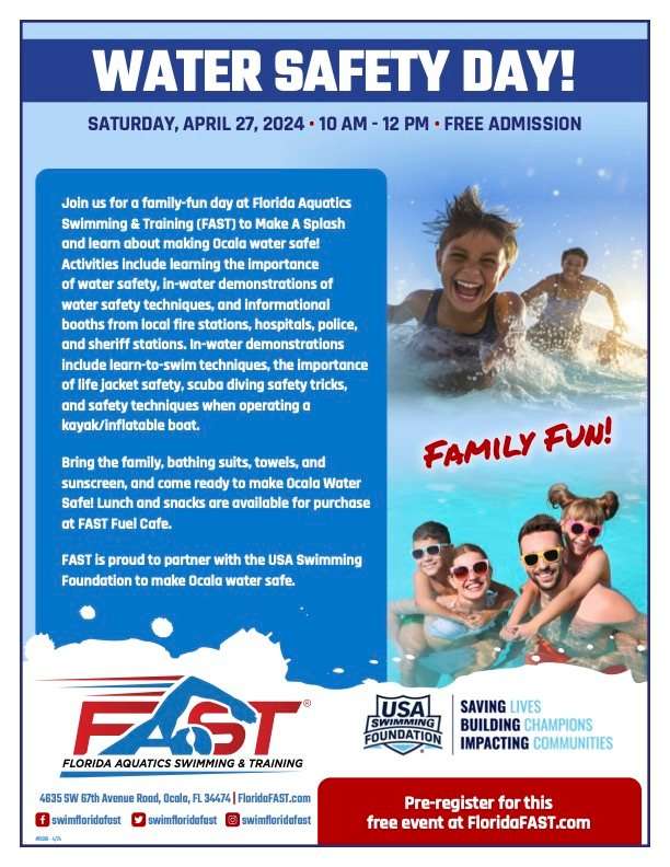 ocala family water safety day - FAST