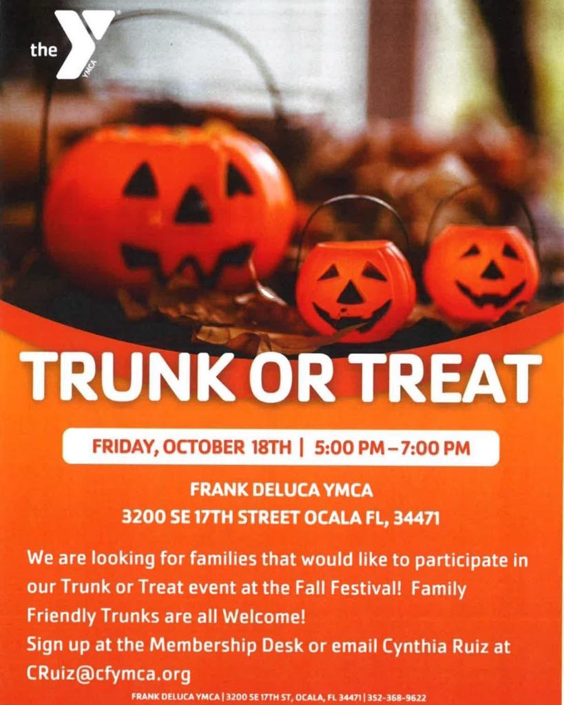 Frank DeLuca YMCA Trunk or Treat